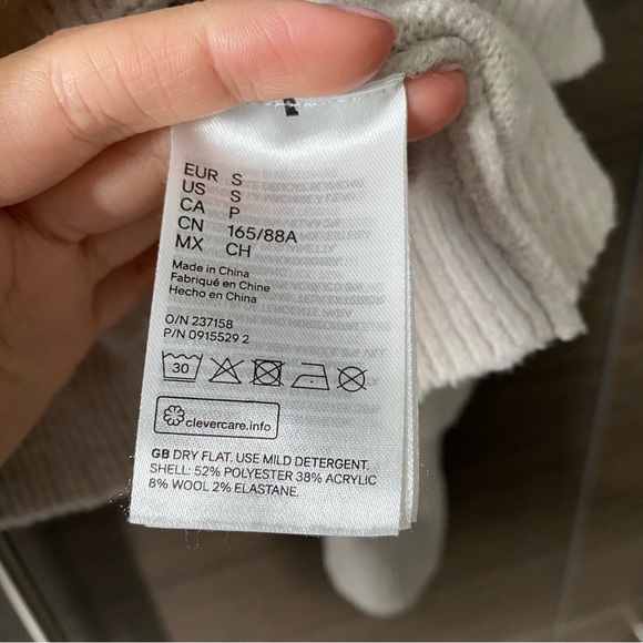 H&M Cream Square Neck Sweater - Picture 4 of 4